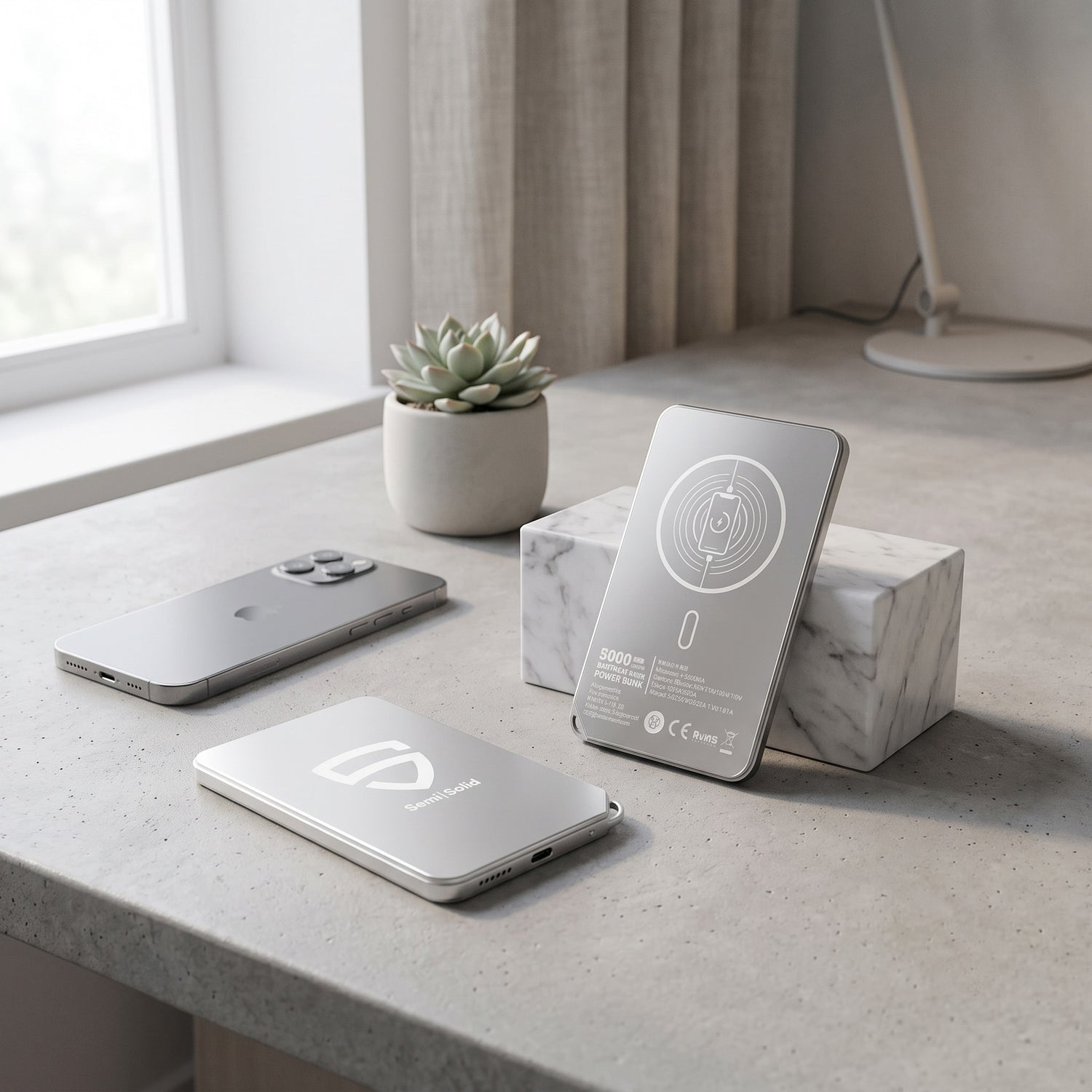 Helles Moodbild der Powerbank